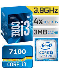 CPU i3 7100 ( 3.90 / 3M / socket 1151 )